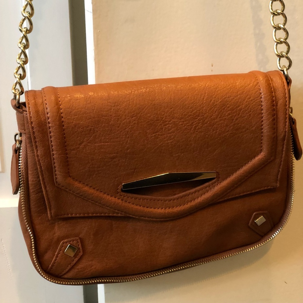 Danielle Nicole Tan/Gold Crossbody Bag